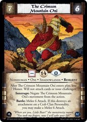 The Crimson Mountain Oni FOIL